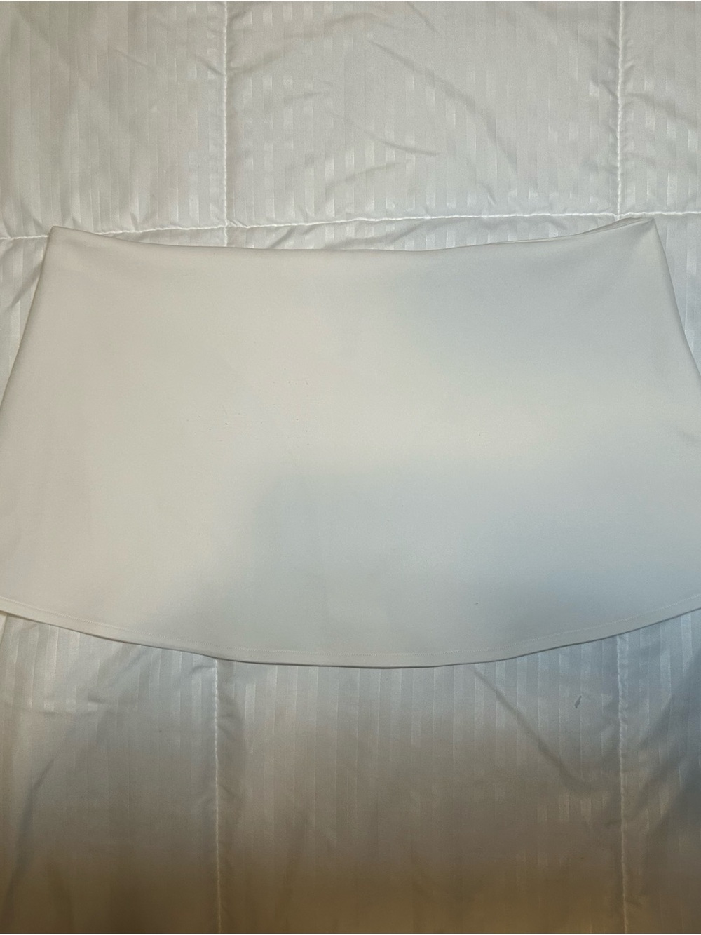 Women's Danielle Guzio White Seamless Mini Skirt